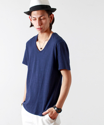 WEGO | WEGO/スラブUネックTシャツ(Tシャツ/カットソー)