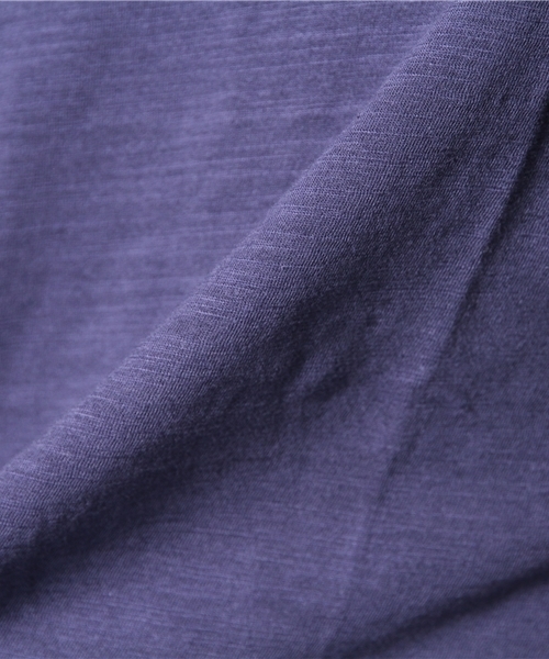 WEGO(ウィゴー)の「WEGO/スラブUネックTシャツ(Tシャツ/カットソー・メンズ・ホワイト/ネイビー/イエロー/ライトピンク・LARGE/MEDIUM)」の10枚目の写真