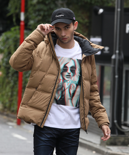 JACKROSE(ジャックローズ)の「JE・シームレス フードダウンジャケット(ダウンジャケット/コート・メンズ・ブラック/グレー/ベージュ・M/L/XL)」の4枚目の写真