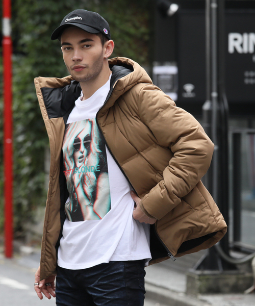 JACKROSE(ジャックローズ)の「JE・シームレス フードダウンジャケット(ダウンジャケット/コート・メンズ・ブラック/グレー/ベージュ・M/L/XL)」の8枚目の写真