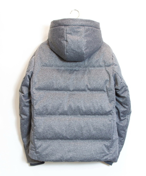 JACKROSE(ジャックローズ)の「JE・シームレス フードダウンジャケット(ダウンジャケット/コート・メンズ・ブラック/グレー/ベージュ・M/L/XL)」の10枚目の写真