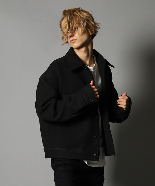 GALLIS ADDICTION（ガリスアディクション）の「GA P/WOOL MILITARY BLOUSON/シャツジャケット（ブルゾン・メンズ・ホワイト/ブラック/ベージュ・M/L）」の15枚目の写真