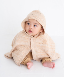 POMPKINS（ポプキンズ）の「【 pompkinsbaby / ポプキンズベビー 】ニット厚手マント（その他アウター）」