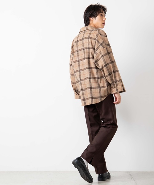 WEGO（ウィゴー）の「WEGO/サイドスリットフレアパンツ（スラックス・メンズ・ブラック/ベージュ/ブラウン・MEDIUM/LARGE）」の17枚目の写真