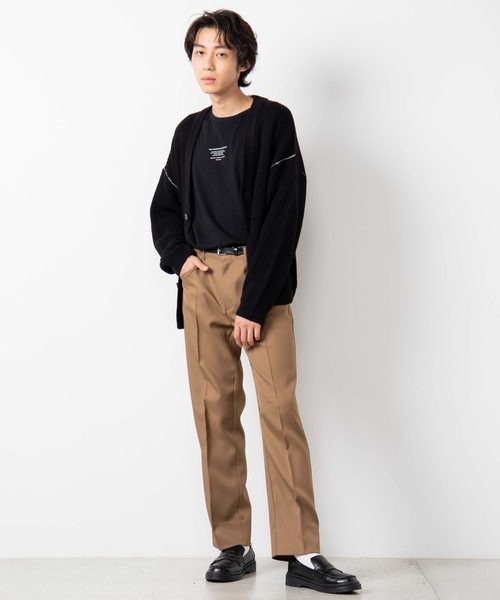 WEGO（ウィゴー）の「WEGO/サイドスリットフレアパンツ（スラックス・メンズ・ブラック/ベージュ/ブラウン・MEDIUM/LARGE）」の14枚目の写真