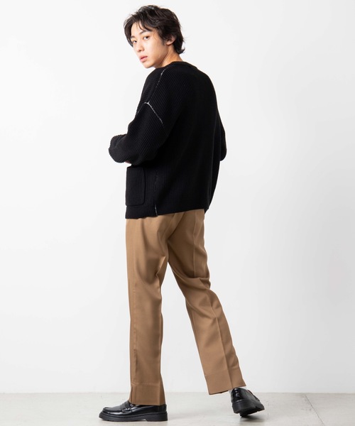 WEGO（ウィゴー）の「WEGO/サイドスリットフレアパンツ（スラックス・メンズ・ブラック/ベージュ/ブラウン・MEDIUM/LARGE）」の10枚目の写真