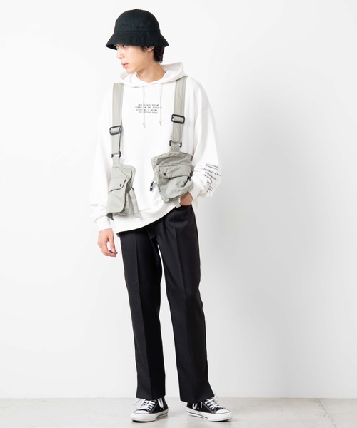 WEGO（ウィゴー）の「WEGO/サイドスリットフレアパンツ（スラックス・メンズ・ブラック/ベージュ/ブラウン・MEDIUM/LARGE）」の12枚目の写真