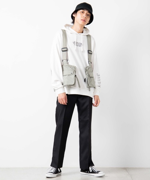 WEGO（ウィゴー）の「WEGO/サイドスリットフレアパンツ（スラックス・メンズ・ブラック/ベージュ/ブラウン・MEDIUM/LARGE）」の5枚目の写真