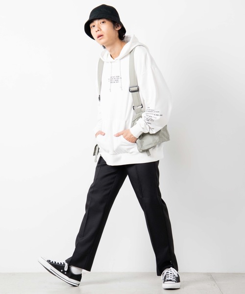 WEGO（ウィゴー）の「WEGO/サイドスリットフレアパンツ（スラックス・メンズ・ブラック/ベージュ/ブラウン・MEDIUM/LARGE）」の22枚目の写真