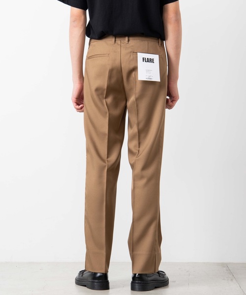 WEGO（ウィゴー）の「WEGO/サイドスリットフレアパンツ（スラックス・メンズ・ブラック/ベージュ/ブラウン・MEDIUM/LARGE）」の9枚目の写真