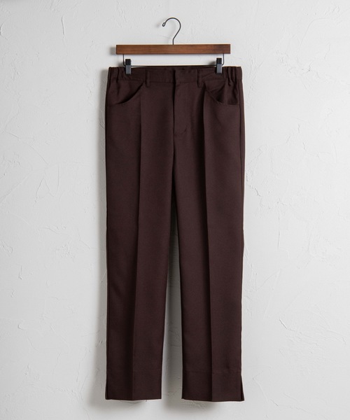 WEGO（ウィゴー）の「WEGO/サイドスリットフレアパンツ（スラックス・メンズ・ブラック/ベージュ/ブラウン・MEDIUM/LARGE）」の8枚目の写真