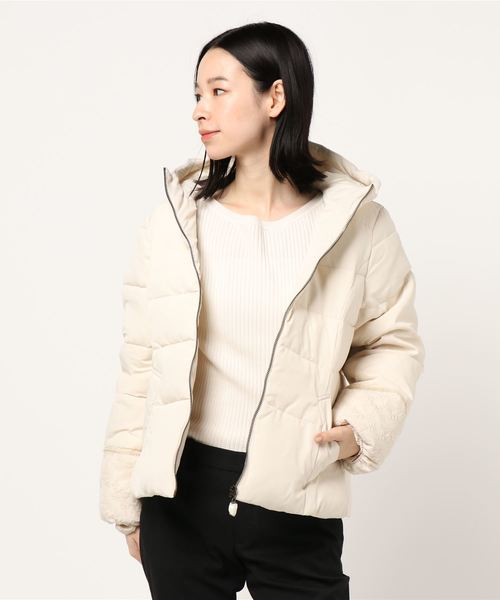 ファイバーダウンコート ピーコート Axes Femme アクシーズファム のファッション Axes ピーコート セール