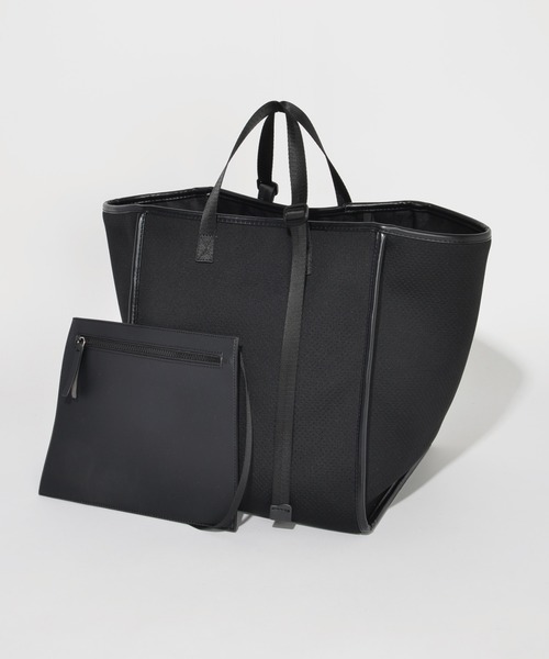 SOLPRESA（ソルプレーサ）の「【SOLPRESA】ボンディングトートバッグ ポーチセット　マザーズバッグ（トートバッグ・レディース・ブラック/グレー/ライトベージュ/ピンク/カーキ/モカ・FREE）」の11枚目の写真