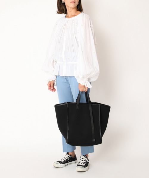 SOLPRESA（ソルプレーサ）の「【SOLPRESA】ボンディングトートバッグ ポーチセット　マザーズバッグ（トートバッグ・レディース・ブラック/グレー/ライトベージュ/ピンク/カーキ/モカ・FREE）」の16枚目の写真