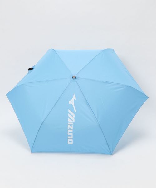 MIZUNO（ミズノ　）の「子供折りたたみ傘　”BIGロゴ　ワンポイント”（折りたたみ傘・キッズ・ブラック/ブルー系その他2/ダークブルー・FREE）」の5枚目の写真