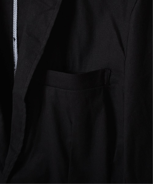 極美品　EMPORIO ARMANI　綿麻テーラードジャケット　ルージュ色　ML 極美品 EMPORIO ARMANI 綿麻テーラードジャケット ルージュ色 ML