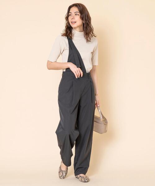 coen（コーエン）の「2WAYワンショルダーサロペット（サロペット/オーバーオール・レディース・ブラック/オリーブ・LARGE/MEDIUM）」の17枚目の写真