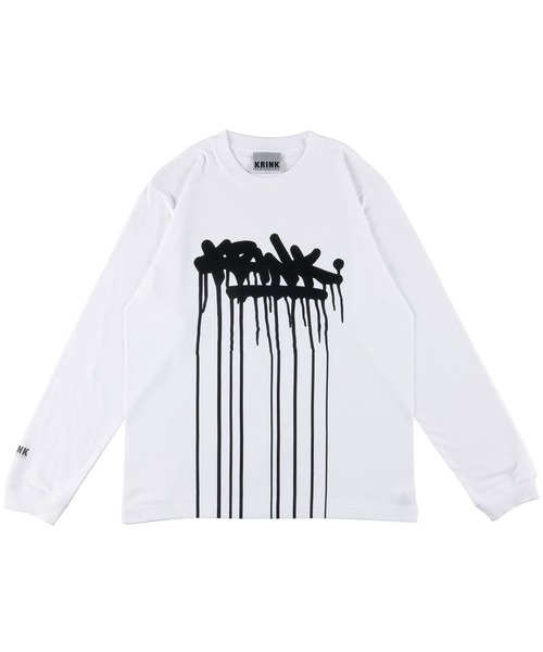 Sync.(スィンク)の「Sync.【KRINK】LONGSLEEVE TEE "GRAPHIC"(Tシャツ/カットソー・メンズ・ホワイト/ブラック・SMALL/MEDIUM/LARGE/X-LARGE/XX-LARGE)」の2枚目の写真