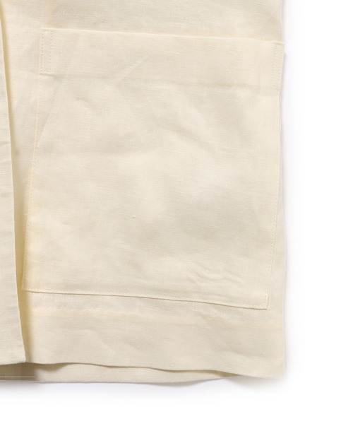 ADAM ET ROPE'（アダムエロペ）の「LINEN　ルーズジャケット（テーラードジャケット・レディース・ホワイト系その他/イエロー系その他・FREE）」の12枚目の写真