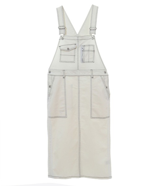 Candy Stripper（キャンディストリッパー）の「LINED ジャンパースカート（ジャンパースカート・レディース・オフホワイト/ブラック/グリーン・2）」の9枚目の写真