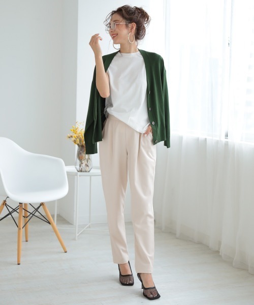 DONOBAN（ドノバン）の「トラウザーパンツ（その他パンツ・レディース・ホワイト/ブラック/チャコールグレー・SHORT/LONG）」の8枚目の写真