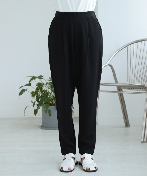 DONOBAN（ドノバン）の「トラウザーパンツ（その他パンツ・レディース・ホワイト/ブラック/チャコールグレー・SHORT/LONG）」の12枚目の写真