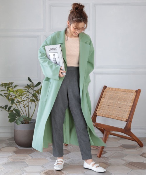 DONOBAN（ドノバン）の「トラウザーパンツ（その他パンツ・レディース・ホワイト/ブラック/チャコールグレー・SHORT/LONG）」の20枚目の写真