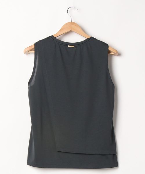 LOUNGEDRESS（ラウンジドレス）の「アシンメトリータンク（タンクトップ・レディース・ホワイト/ダークグレー・FREE）」の3枚目の写真