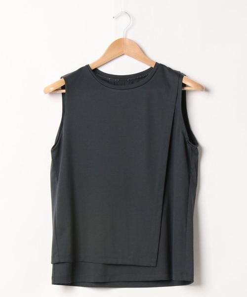 LOUNGEDRESS（ラウンジドレス）の「アシンメトリータンク（タンクトップ・レディース・ホワイト/ダークグレー・FREE）」の14枚目の写真