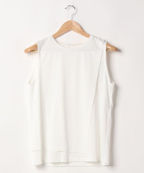 LOUNGEDRESS（ラウンジドレス）の「アシンメトリータンク（タンクトップ・レディース・ホワイト/ダークグレー・FREE）」の13枚目の写真