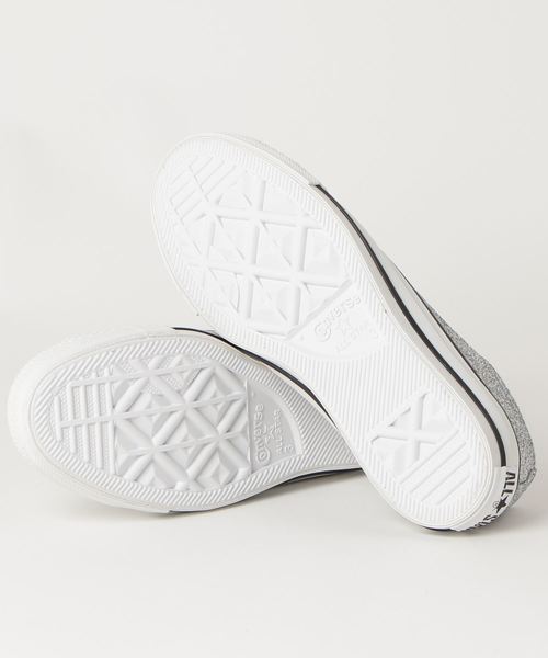 CONVERSE（コンバース）の「converse コンバース ALL STAR GLITTER OX オールスター グリッター オックス 31302640 SILVER（スニーカー・レディース・シルバー・5h/4h/6/3h/5/4/3）」の3枚目の写真