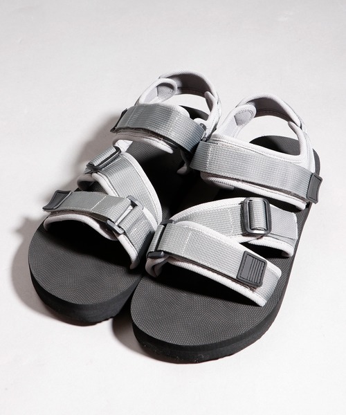 Dedes（デデス）の「DEDES ベルクロスポーツサンダル（サンダル・レディース・ブラック/ベージュ/グレー/カーキ/ネイビー・38/36/40/42/44/34）」の2枚目の写真