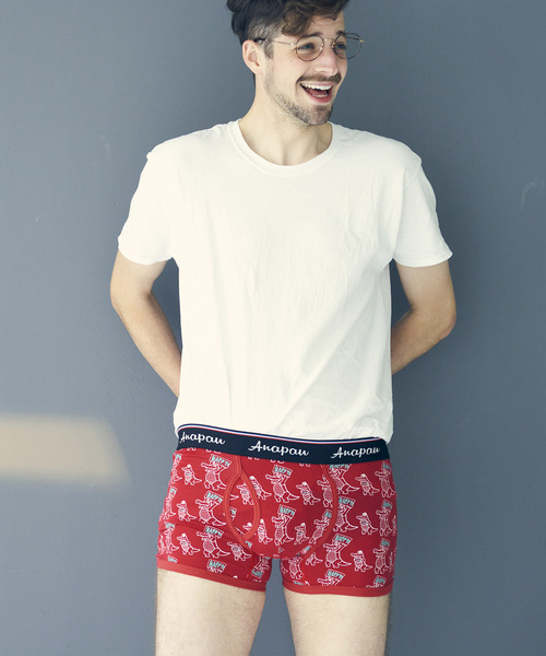 anapau(アナパウ)の「<anapau/アナパウ> ボクサーパンツ(ボクサーパンツ・メンズ・ブラック/ネイビー/イエロー/ブルー系その他/グレー/ピンク/ブルー/マスタード/ミント/ピンク系その他/レッド/レッド系その他/ライトブルー/モカ/ブラック系その他/ブルー系その他2/イエロー系その他/レッド系その他2/ブラウン/オートミール/グリーン系その他・L/M)」の20枚目の写真