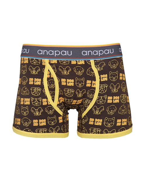 anapau(アナパウ)の「<anapau/アナパウ> ボクサーパンツ(ボクサーパンツ・メンズ・ブラック/ネイビー/イエロー/ブルー系その他/グレー/ピンク/ブルー/マスタード/ミント/ピンク系その他/レッド/レッド系その他/ライトブルー/モカ/ブラック系その他/ブルー系その他2/イエロー系その他/レッド系その他2/ブラウン/オートミール/グリーン系その他・L/M)」の1枚目の写真