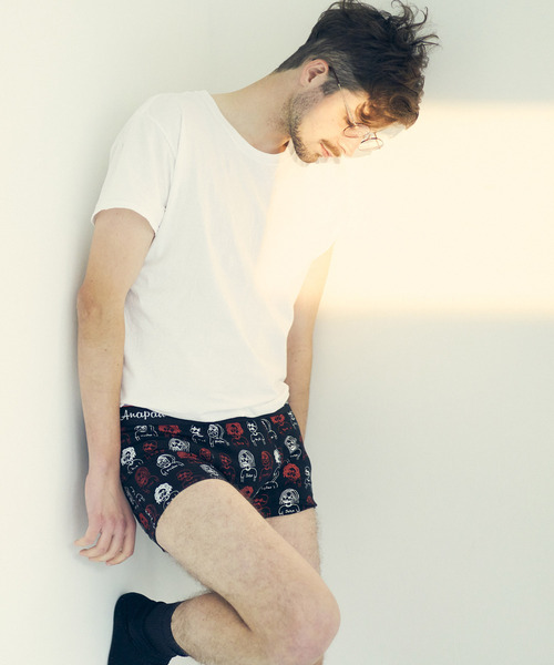 anapau(アナパウ)の「<anapau/アナパウ> ボクサーパンツ(ボクサーパンツ・メンズ・ブラック/ネイビー/イエロー/ブルー系その他/グレー/ピンク/ブルー/マスタード/ミント/ピンク系その他/レッド/レッド系その他/ライトブルー/モカ/ブラック系その他/ブルー系その他2/イエロー系その他/レッド系その他2/ブラウン/オートミール/グリーン系その他・L/M)」の2枚目の写真