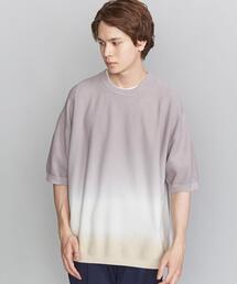 BEAUTY&YOUTH UNITED ARROWS | BY ディップ ダイ ピケ ニット Tシャツ(Tシャツ/カットソー)