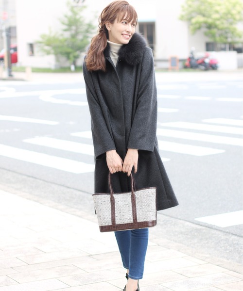 高級 カシミヤ100% チェーン デザイン ロング ステンカラー コート 原宿 高級 カシミヤ100% チェーン デザイン ロング ステンカラー コート