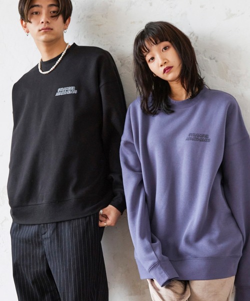 MONO-MART（モノマート）の「Akane Malbeni/丸紅茜 STRANGER APARTMENTS コラボ イラストプリント ビックシルエットプルオーバースウェット（スウェット・メンズ・ホワイト/ブラック/パープル/オレンジ/ホワイト系その他/ブラック系その他/パープル系その他/オレンジ系その他・M/L）」の16枚目の写真