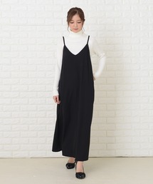 キャミカジュアルロングワンピース