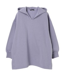 AMERICAN HOLIC | スキッパー裏毛チュニック ＊(パーカー)