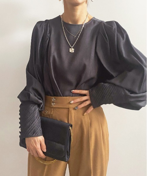 Ameri VINTAGE - 大人気！【AMERI】UNDRESSED LACE CUFFS BLOUSE Ameri（アメリ）の「UNDRESSED LACE CUFFS BLOUSE（シャツ