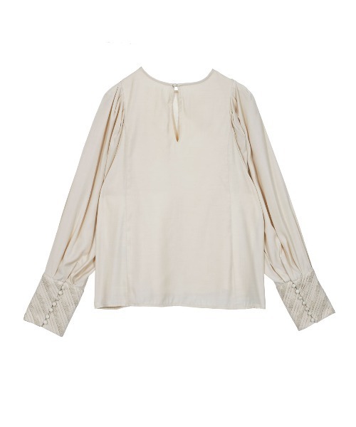 Ameri（アメリ）の「UNDRESSED LACE CUFFS BLOUSE（シャツ/ブラウス・レディース・チャコールグレー/グリーン/アイボリー・FREE）」の19枚目の写真