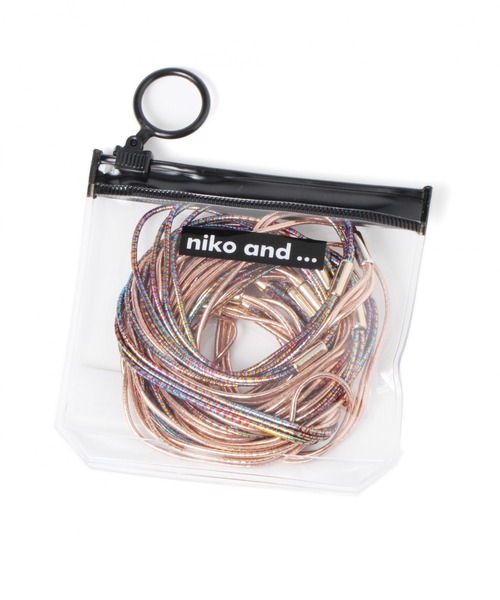 niko and...（ニコアンド）の「niko and ...パッケージラメヘアゴム（ヘアゴム・レディース・その他1/その他2・0）」の2枚目の写真