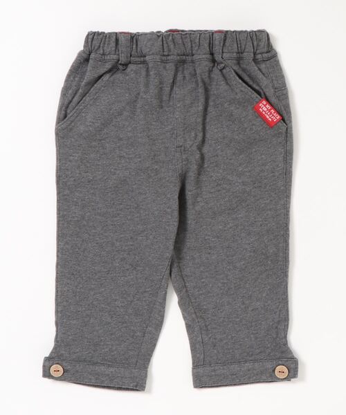 RAGMART(ラグマート)の「7分丈パンツ カットソー ボーダー(その他パンツ・キッズ・グレー/ベージュ/イエロー/ブラック×ホワイト・110cm/120cm/130cm/100cm)」の2枚目の写真