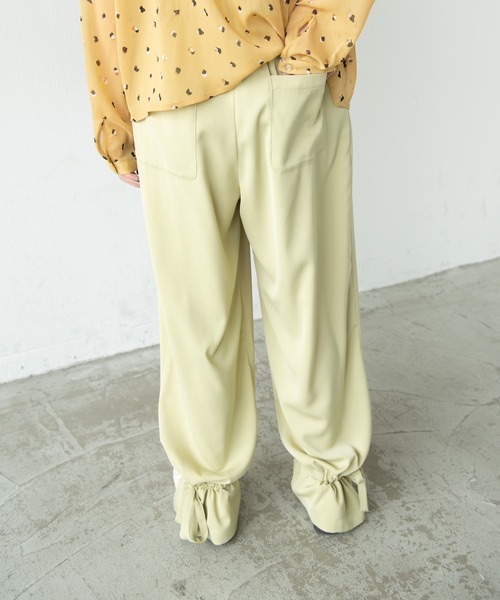 MERLOT（メルロー）の「裾リボンピエロパンツ（その他パンツ・レディース・ライトグリーン/ブラック/ベージュ・FREE）」の21枚目の写真