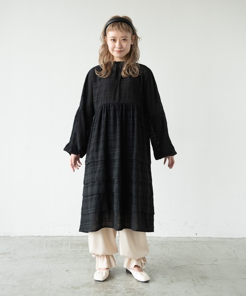 MERLOT（メルロー）の「裾リボンピエロパンツ（その他パンツ・レディース・ライトグリーン/ブラック/ベージュ・FREE）」の12枚目の写真