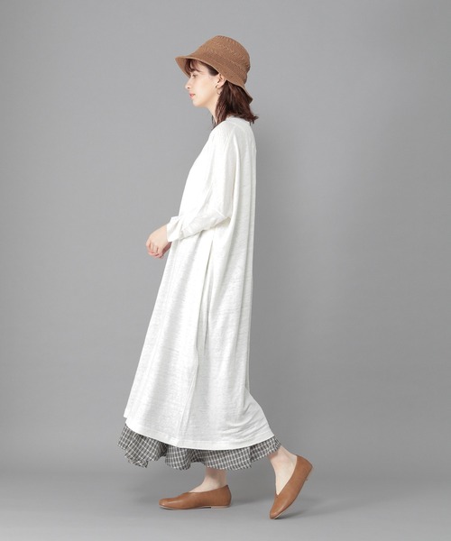 セール Natural Studio By Studio Clip リネン100カットワンピース ワンピース Studio Studio By Clip スタディオクリップ のファッション