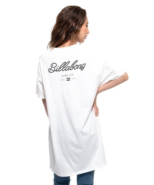 BILLABONG(ビラボン)の「BILLABON(ビラボン)レディースワンピース【2021年春夏モデル】Tシャツワンピ半袖バックプリント(ワンピース・レディース・オフホワイト/ブラウン/ブラック・LARGE/MEDIUM)」の4枚目の写真