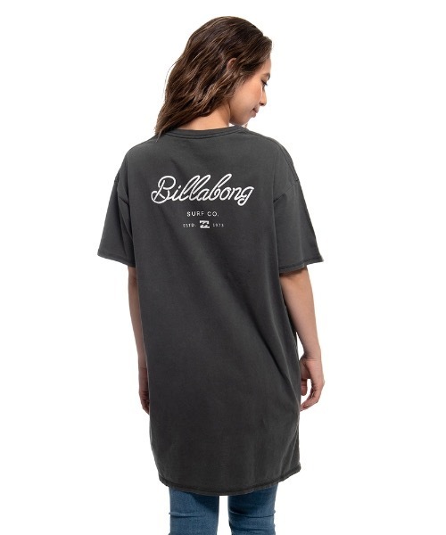BILLABONG(ビラボン)の「BILLABON(ビラボン)レディースワンピース【2021年春夏モデル】Tシャツワンピ半袖バックプリント(ワンピース・レディース・オフホワイト/ブラウン/ブラック・LARGE/MEDIUM)」の6枚目の写真