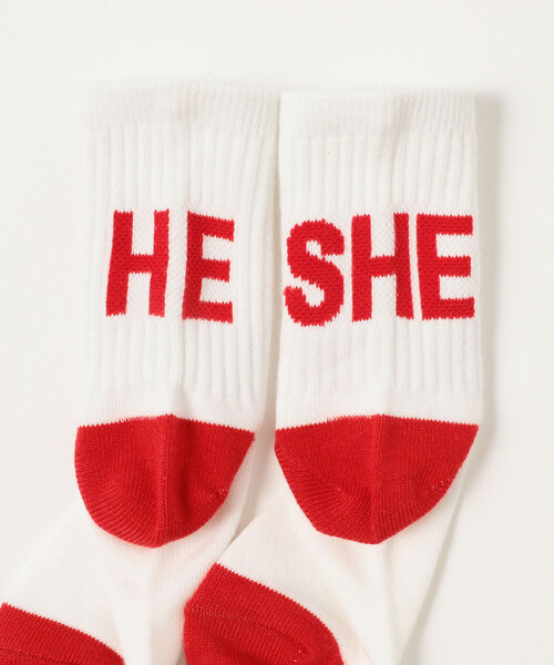 B:MING by BEAMS(ビーミングバイビームス)の「B:MING by BEAMS / バックロゴ ソックス(ソックス/靴下・キッズ・レッド/グリーン・S(13~15cm)/M(16~18cm)/L(19~21cm))」の5枚目の写真